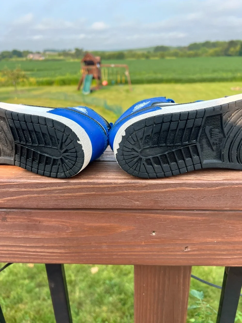 Air Jordan 1 Mid - Game Royal Blue/Black/White - Youth Size 3Y